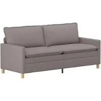 vidaXL Bank Taupe 196 x 81 x 87,5 cm Stof