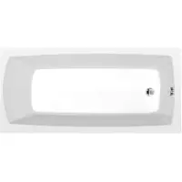 Hak Handelsagentur Koch Lily Rechthoekig bad 150x70x39cm, wit