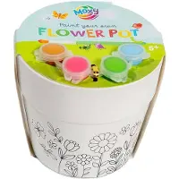 Mac Toys OttoSimon bloempot knutselset 11,5 cm inclusief verf en kwast.