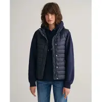 Gant Dames Lichtgewicht donsjack marine (XS), Casual, Gerecycled polyester, Duurzaam, Marineblauw 4700280