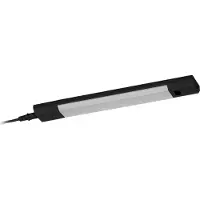 Osram LED meubelverlichting Linear Edge Sensor RGBW 30 cm zwart Sensor, dimbaar, zwart, Keuken, Aluminium, kastverlichting
