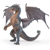 Papo Figurine - - Draak Koning - Bruin - Handgeschilderd - 11 x 11 x 10 cm