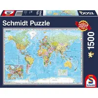 Schmidt - Legpuzzel - De wereld - 1500 stukjes - Volwassenen - vanaf 12 jaar