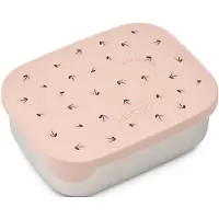 Liewood Arthur lunchtrommel 13,5x17 cm Mini kersenhart-roze