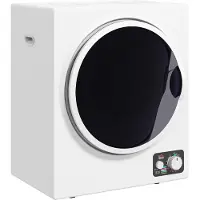 HOMCOM Wasdroger-Kunststof-49L x 40,5B x 60H cm-Wit