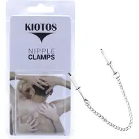 Kiotos - roestvrijstalen tepelklemmen (zilver)