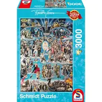 Schmidt - Legpuzzel - Hollywood XXL - Renato Casaro - 3000 stukjes - Volwassenen - vanaf 14 jaar