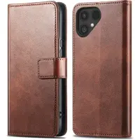 IMoshion Luxe Bookcase voor de Fairphone 5 - Donkerbruin