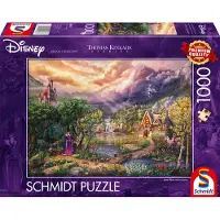 Schmidt Thomas Kinkade Studios: Disney Dreams Collectie - Sneeuwwitje en de Koningin (1000 stukjes)
