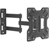 Cabletech Serie - TV Beugel - 23-55 inch - Zwart - Draaibaar en Kantelbaar