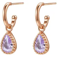 Hey Happiness Oorbellen 'June Birthstone' rose-goud