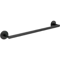 CECIPA MAX Handdoekstang - Handdoekrek - Zonder Boren - Mat Zwart - 60 cm - SUS304 RVS - 2-in-1 Montage - Handdoekhouder Badkamer