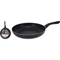 Koopman EH Koekenpan aluminium 28cm met antiaanbaklaag zwart zonder deksel
