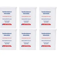 Lactona 6x Intersticks Tandenstokers 100 stuks - Voordeelverpakking
