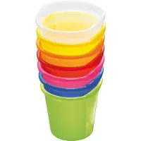 Helit Afvalbak - 13 liter - Kunststof - Lime transparant - dxh 280x300 mm