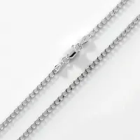 Cavill - Zilveren ketting 925 Sterling zilver gerhodineerd - Classic curb chain - Stevig elegant sieraad - 45 cm - Karabijnsluiting - 4,03 g