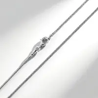 Cavill - Elegante 925 Sterling Zilver Ketting - Gerhodineerde Fijne Slangenketting 50 cm - Hoogglans Sieraad Dames - Karabijnsluiting