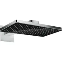 Hansgrohe Rainmaker Select - Hoofddouche 460, 1jet, douchearm 46 cm, zwart/chroom 24003600