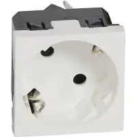 Legrand 077245 Contactdoos Mosaic Wit 1 stuk(s)