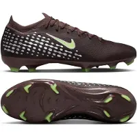 Nike Zoom Mercurial Vapor 16 Mbappé Pro Gras Voetbalschoenen (FG) Bruin Neongeel Zilver