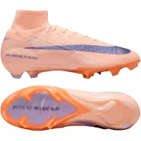 Nike Zoom Mercurial Superfly 10 LV8 Elite Gras Voetbalschoenen (FG) Zalmroze Donkerblauw Paars