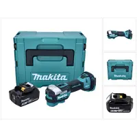 Makita Multifunctioneel elektrisch gereedschap, DTM 52 T1J Accu Multifunctioneel gereedschap 18 V Starlock Max Brushless + 1x Accu 5,0 Ah + Makpac