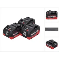 Metabo Gereedschap batterijen + laders, LiHD accuset 3x 18 V 10.0 Ah CAS Systeem ( 3x 625549000 ) (18 V)