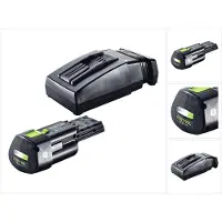 Festool energieset 1x BP 18 Li 3,0 Ergo I accu 18 V 3,0 Ah / 3000 mAh Li-Ion ( 577704 ) + TCL 6 oplader ( 201135 )