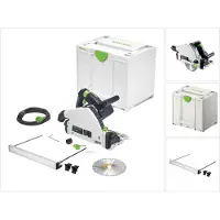 Festool TS 55 FEBQ-Plus-PA Invalzaag 1200 W 160 mm + parallelaanslag PA-TS 55 + Systainer