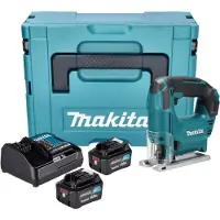 Makita JV 101 DSMJ accu-decoupeerzaag 12 V max. 65 mm + 2x accu 4,0 Ah + oplader + Makpac