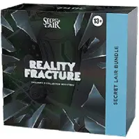 Wizards of the Coast Magic: The Gathering Reality Fracture Secret Lair Bundle | 2 Mythic Secret Lair Cards, 2 Collector Boosters, 6 Play Boosters, 20 Foil Lands, 1 Spindown