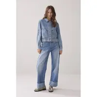 Summum Woman Denim Jacket Vintage Cotton Twill Vintage Blue Denim Maat: 46 | Spijkerjassen Outlet | Dames | Blauw