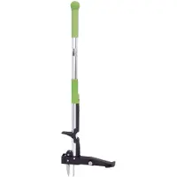 Baumarktplus - Onkruidsteker - Paardenbloemverwijderaar - Onkruidverwijderaar, 100 cm lang - 4 tanden - Tuinhulp
