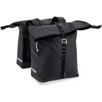 New Looxs Cantos Double – Dubbele Fietstas - Geschikt voor elke Bagagedrager- Ook voor Electrische Fietsen – 36 liter - Zwart