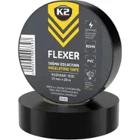 K2 Isolatietape Zwart 19mm x 20m - Flexibel & Sterk