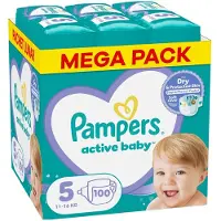 Pampers 2x Active Baby Luiers Maat 5 (11-16 Kg) 50 Stuks