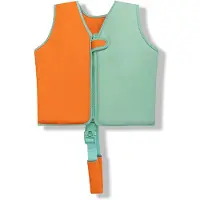 Swim Essentials - Zwemvest Kind 3-6 Jaar - Oranje/Groen - Drijfvest