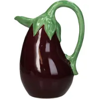 HD Collection Vaas Aubergine Aardewerk 15.7x12.3x21cm