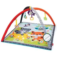 B-Kids Infantino speelkleed Safari Activity Gym met speelboog en speeltjes.