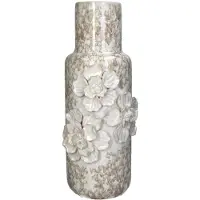 HD Collection Vaas Aardewerk Wit 16,5x15,5x39cm