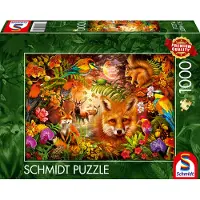 Schmidt - Legpuzzel - Bloesems, vacht en veren - 1000 stukjes - Volwassenen - vanaf 12 jaar