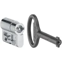 Hager MES-PHZDB3 mes-PHZDB3 profielcilinder-inzetstuk dubbele baard 3 mm Profielhalfcilinder 1 stuk(s)