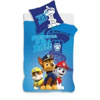 BrandMac peuterdekbedovertrek blauw 100 x 135 cm Katoen