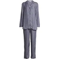 Seidensticker Pyjama 'Classic Web' blauw