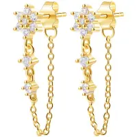 Hey Happiness Oorbellen 'Soft Bloom' goud
