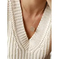 Hey Happiness Ketting 'Flower of Life' rose-goud