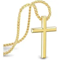 SERASAR Premium Ketting voor Heren [Destiny] | Roestvrij staal 316L Chirurgisch staal | Waterdicht | Stevige ketting | Veilige sluiting | Goud, 50 cm | Inclusief sieradendoosje