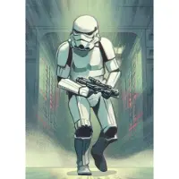 Overig Fotobehang Mandalorian Stormtrooper - Meerkleurig - 2,80m X 200cm