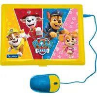 Lexibook Paw Patrol tweetalig pratende educatieve laptop met 170 activiteiten (85 in elke taal), groot scherm van 6,7 †in het Engels en Duits