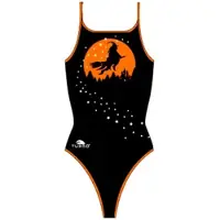 Turbo Halloween Witch Swimsuit Zwart XL Vrouw